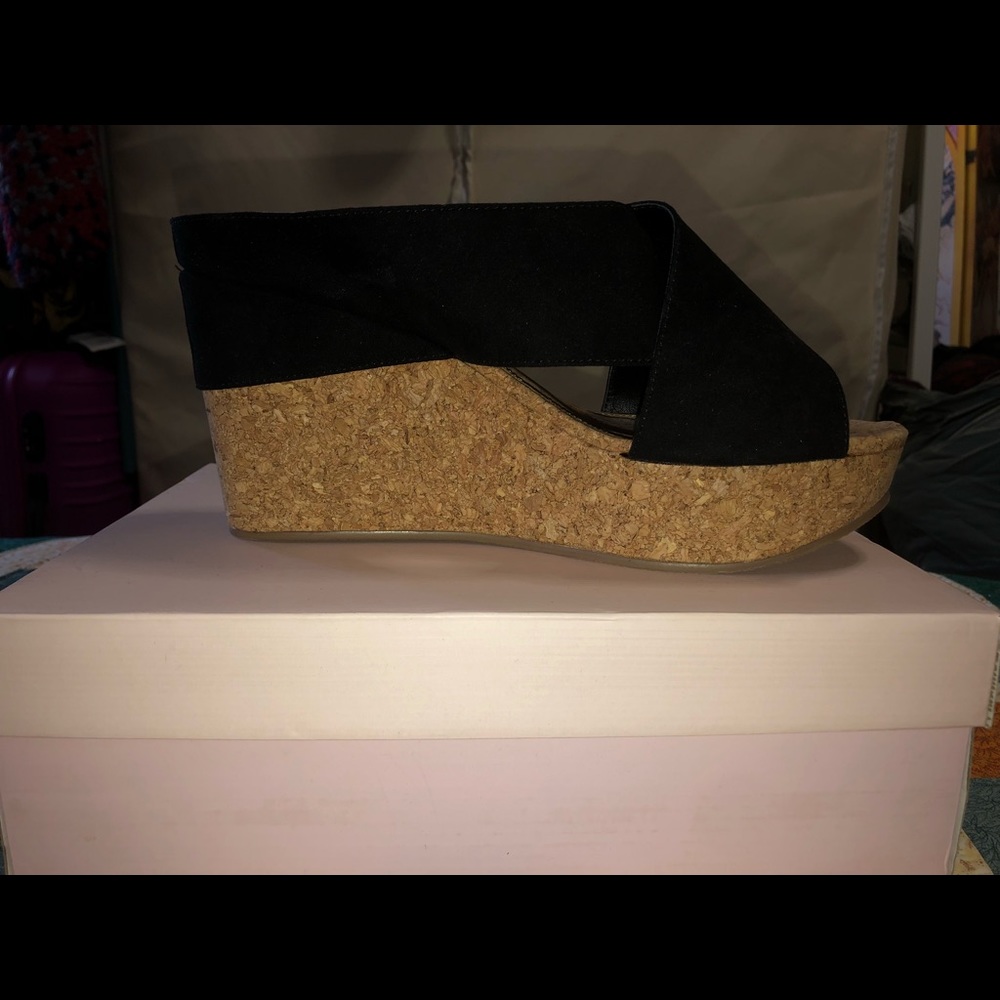 JUSTFAB Eda wedge. Size 11. New in box.